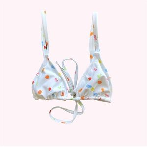 Y2k triangle bikini top🍒